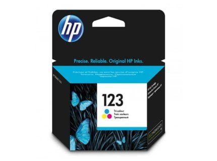 HP 123 Tri-color Original Ink Cartridge (F6V16AE)