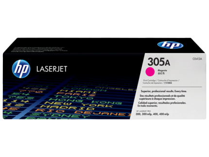 HP 305A Magenta Original LaserJet Toner Cartridge (CE413A)