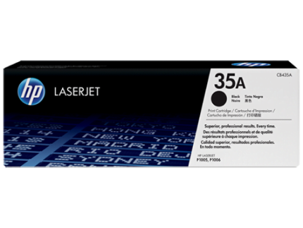 HP 35A Black Original LaserJet Toner Cartridge (CB435A)