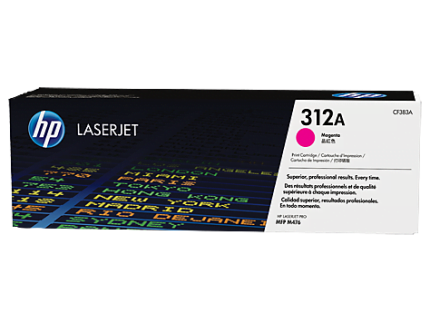 HP 312A Magenta Original LaserJet Toner Cartridge (CF383A)