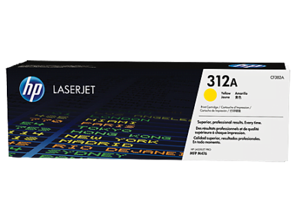 HP 312A Yellow Original LaserJet Toner Cartridge (CF382A)