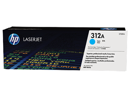 HP 312A Cyan Original LaserJet Toner Cartridge