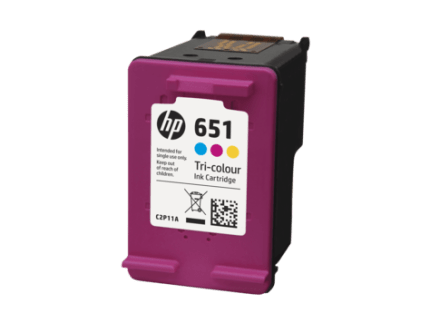 HP 651 Tri-color Original Ink Advantage Cartridge (C2P11AE)