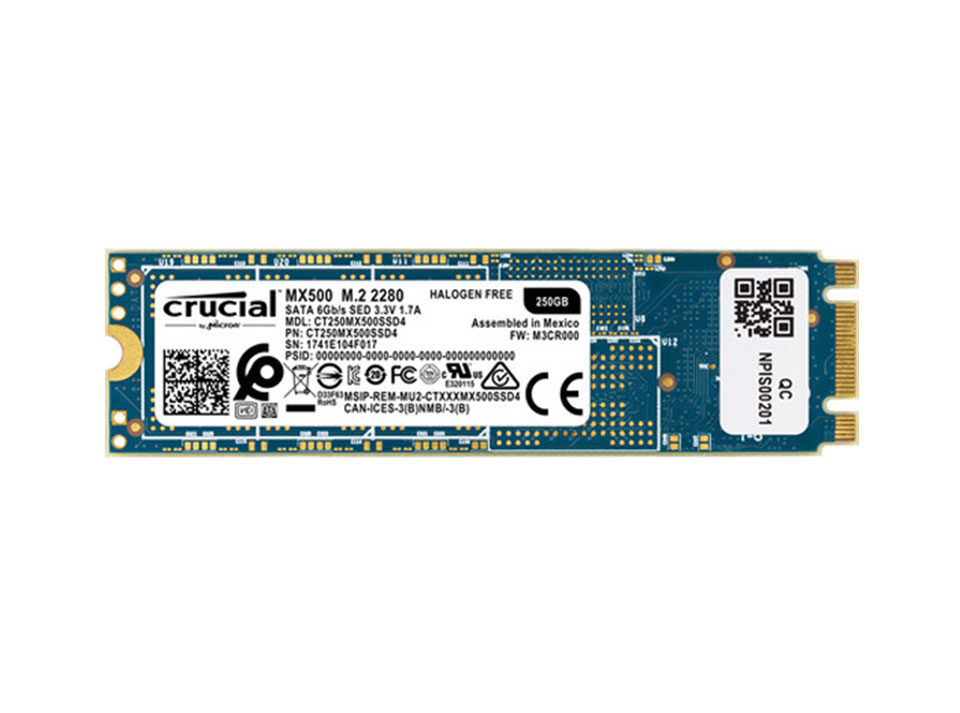 Crucial-MX500-250GB-3-Type-2280SS-Internal-SSD Crucial MX500 250GB 3 Type 2280SS Internal SSD - CT250MX500SSD4 - Image 1