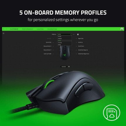 RAZER DEATHADDER V2 Gaming Mouse - RZ01-03210100-R3M1
