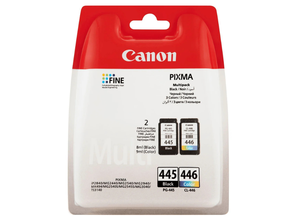 Canon Ink PG 445 Black+446 Color Canon Ink PG 445 Black+446 Color