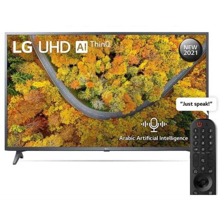LG 65 Inch 4K UHD Smart LED TV with Built-in Receiver - 65UP7550PVG