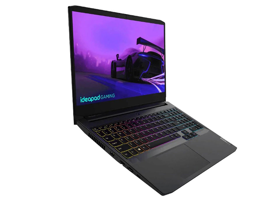 Lenovo-Laptop-Ideapad-Gaming-3-15IMH05 Lenovo Laptop Ideapad Gaming 3-15IMH05, Intel Core i7-10750H, 15.6 Inch, 1TB + 256GB SSD, 16GB RAM, NVIDIA GeForce GTX 1650 Ti 4GB, Windows 10 - Black - Image 1