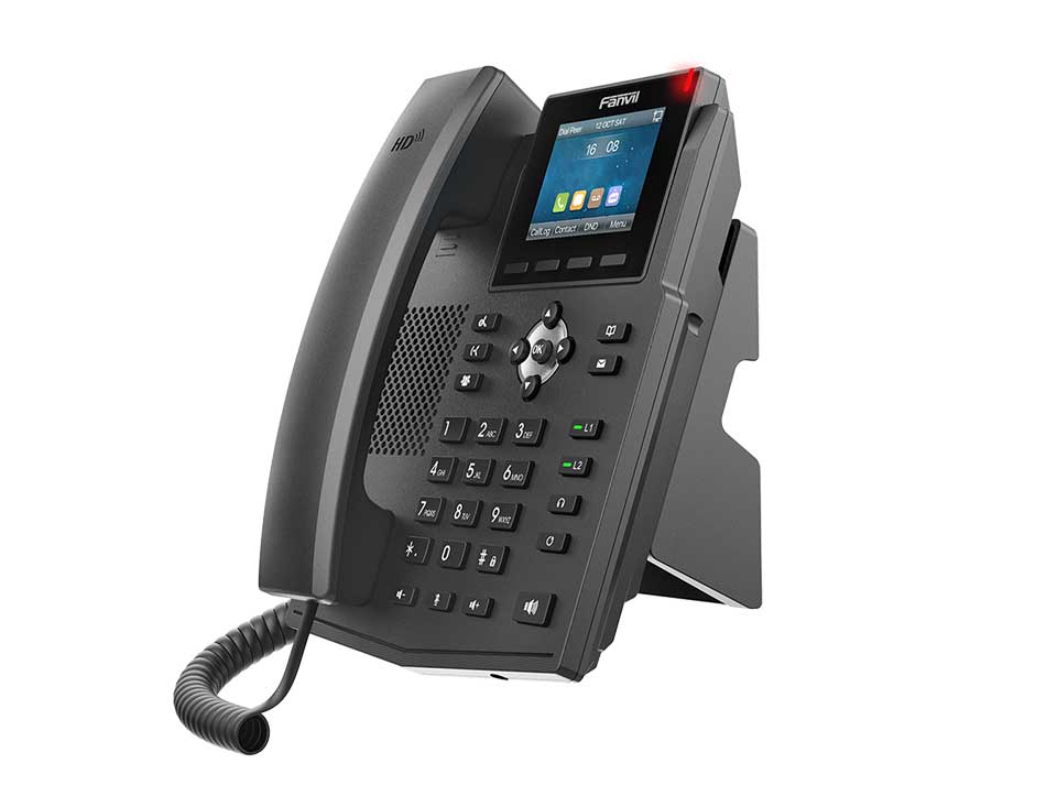 Fanvil-X3SG-–-Entry-level-Gigabit-IP-Phone-X3SG,-with-Color-Display,-4-SIP-Lines,-2-Line-Keys,-2.8-inch Fanvil X3SG - Entry level Gigabit IP Phone X3SG, with Color Display, 4 SIP Lines, 2 Line Keys, 2.8-inch - Image 1