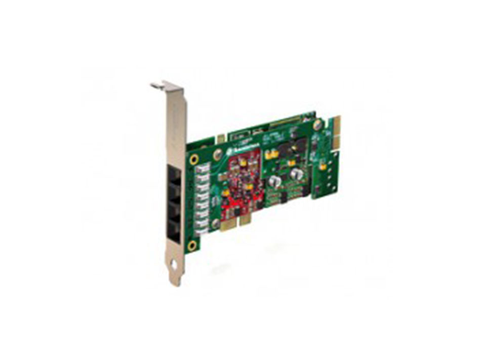 Sangoma-A200 Sangoma A200: 2–24 Port Expandable Analog Voice Card /HW Echo Canceller - Image 1